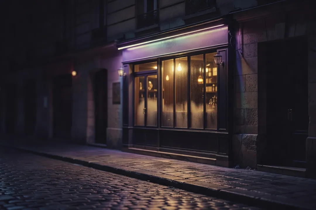 Une façade parisienne un soir de fin d'été : la blogosphère avait une géographie.
