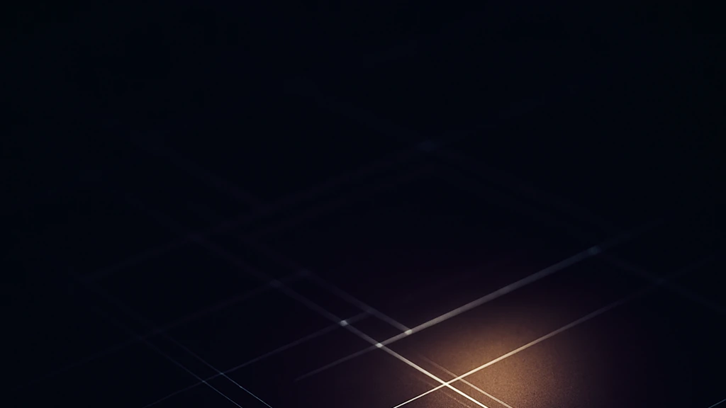 Detail graphique sobre sur fond nocturne